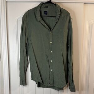 J. Crew Olive Green Casual Shirt